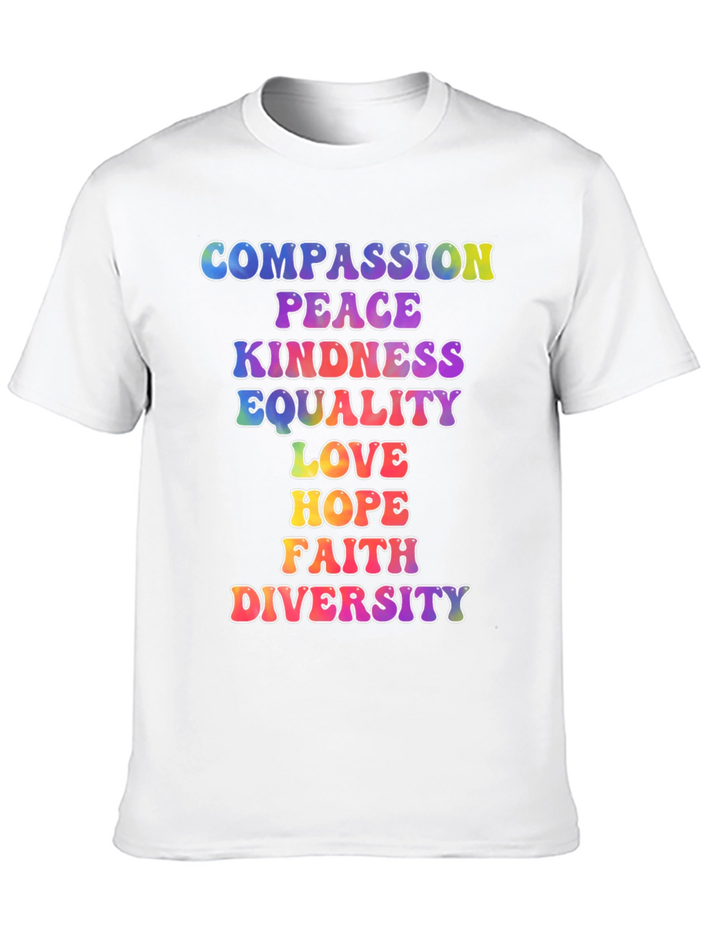 Compassion Peace Kindness Equality T-Shirt