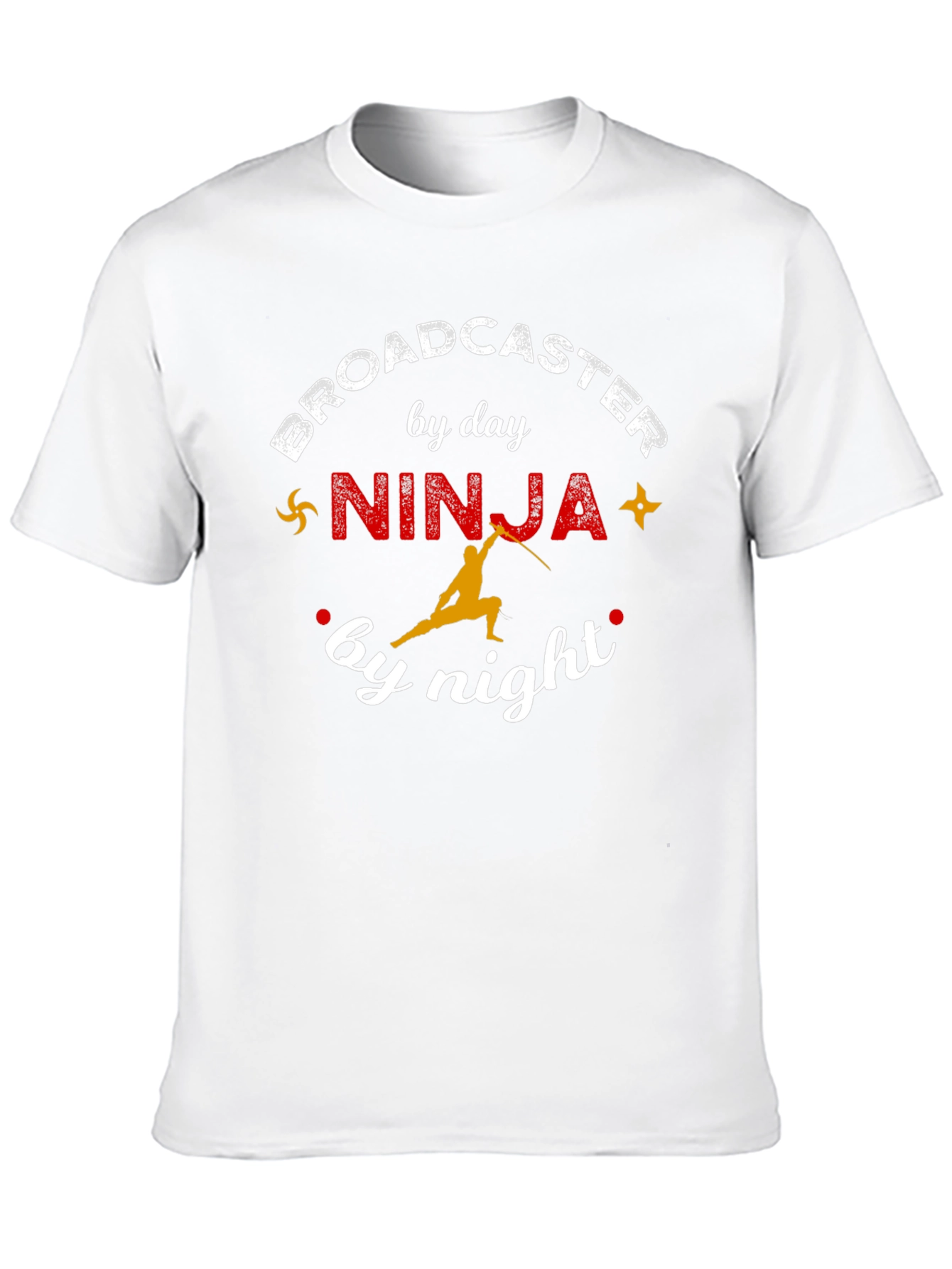 Broadcaster by Day Ninja by Night Graphic T-Shirt