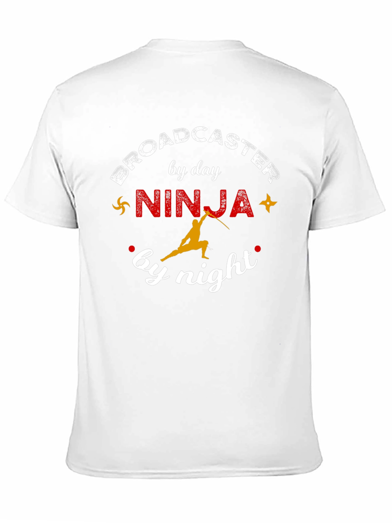 Broadcaster by Day Ninja by Night Graphic T-Shirt
