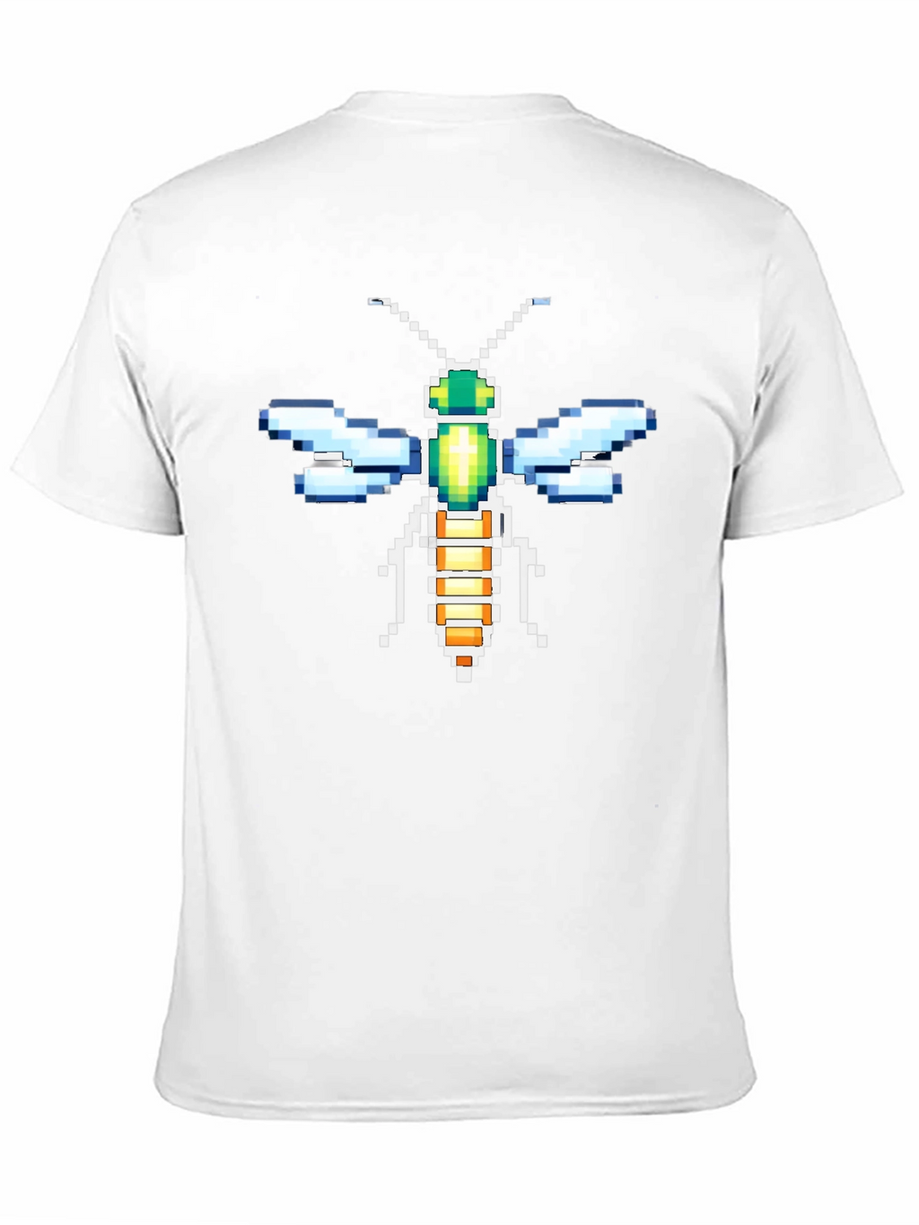 Pixel Art Dragonfly Graphic Tee