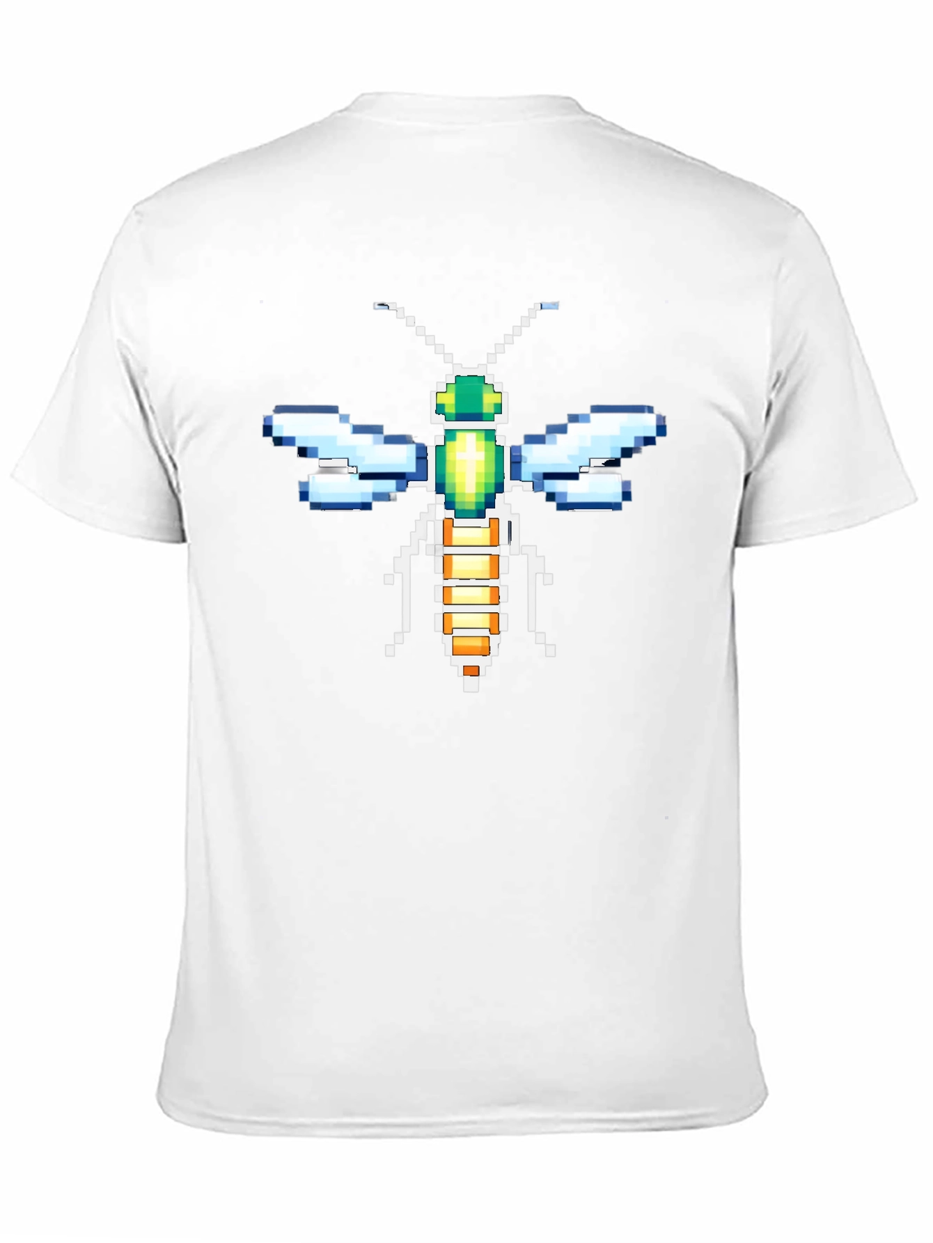 Pixel Art Dragonfly Graphic Tee