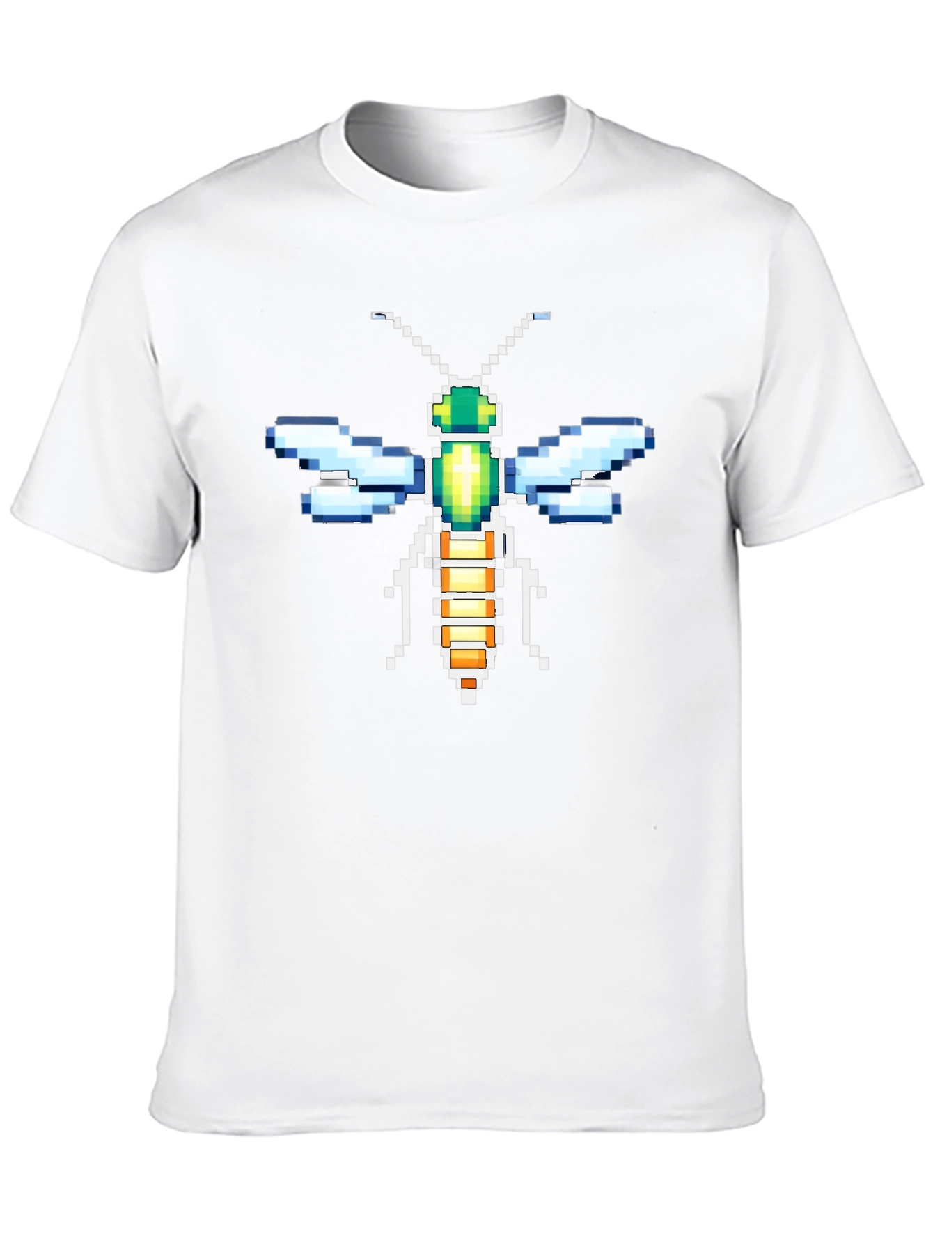 Pixel Art Dragonfly Graphic Tee