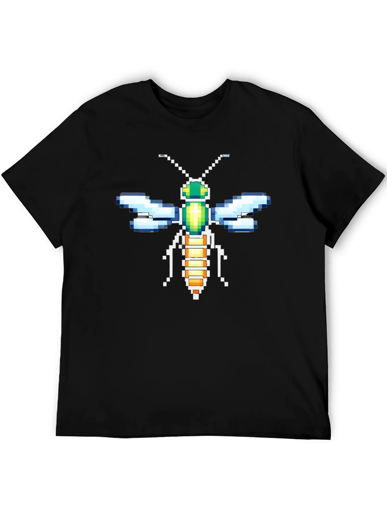 Pixel Art Dragonfly Graphic Tee