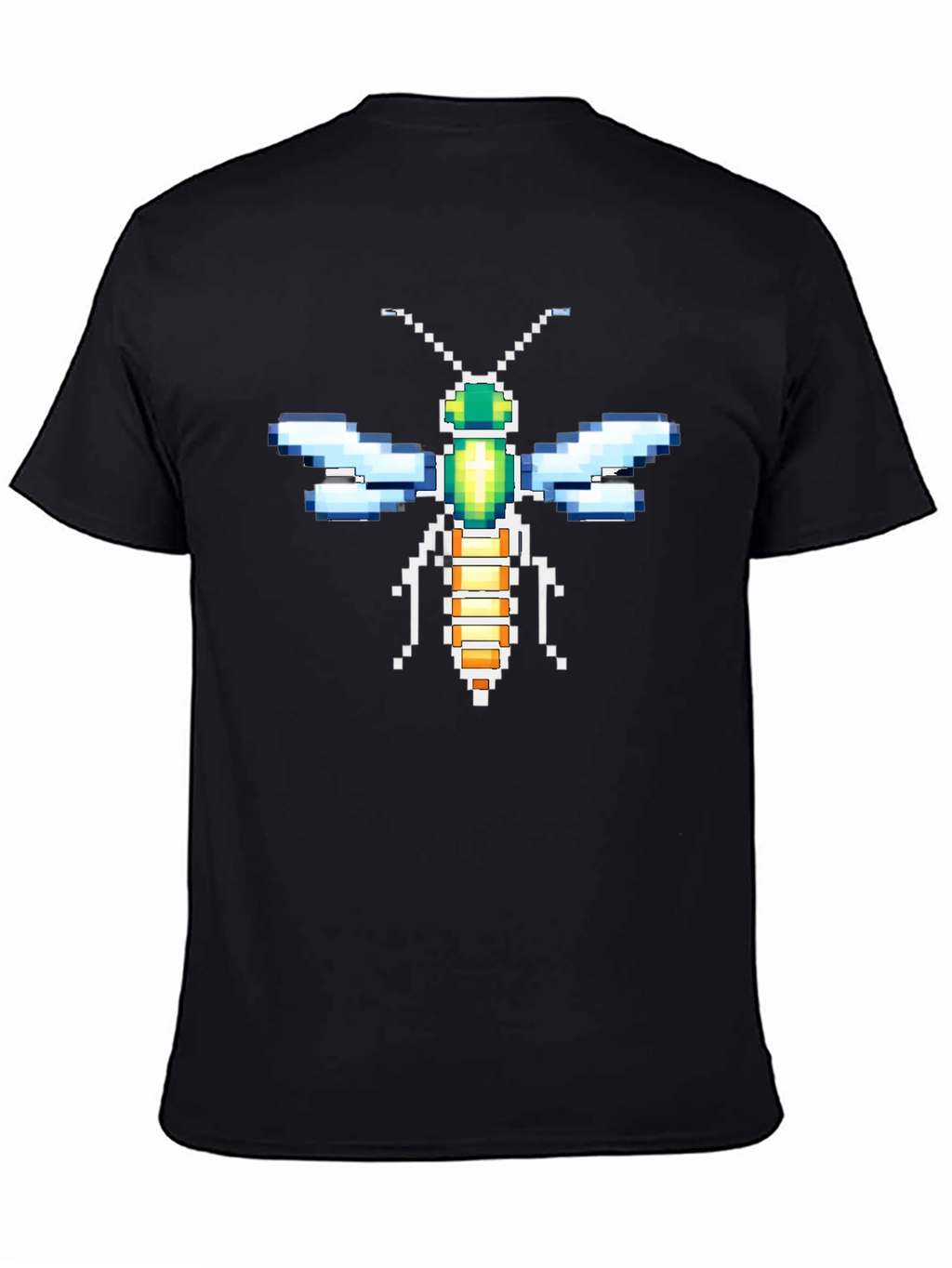 Pixel Art Dragonfly Graphic Tee