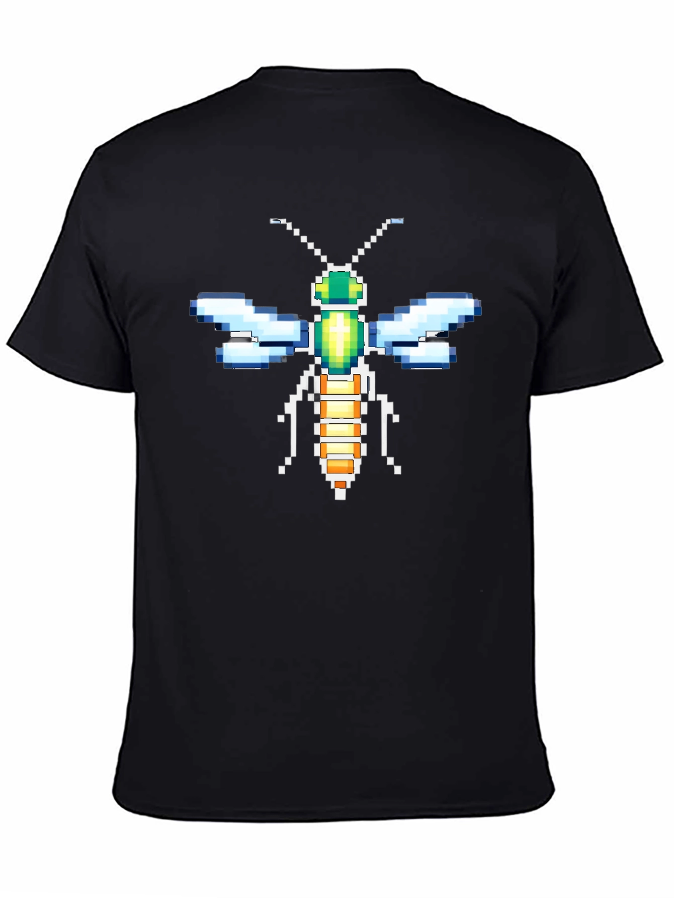 Pixel Art Dragonfly Graphic Tee