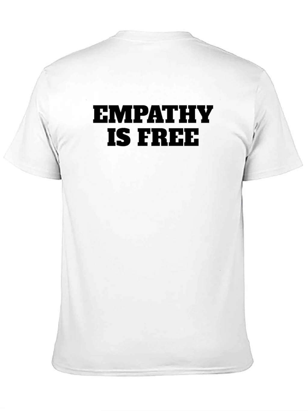 Empathy is Free Black Graphic T-Shirt