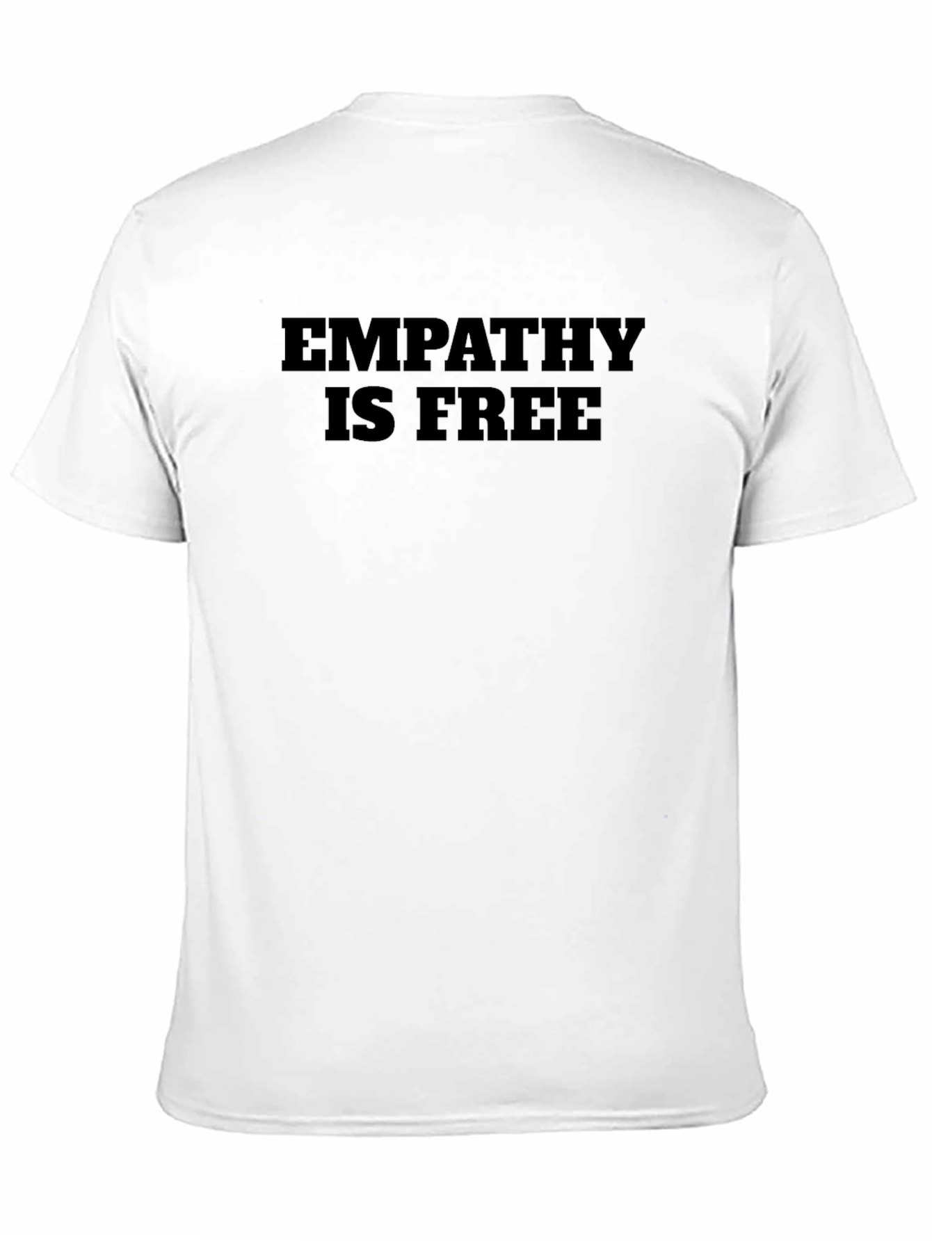 Empathy is Free Black Graphic T-Shirt