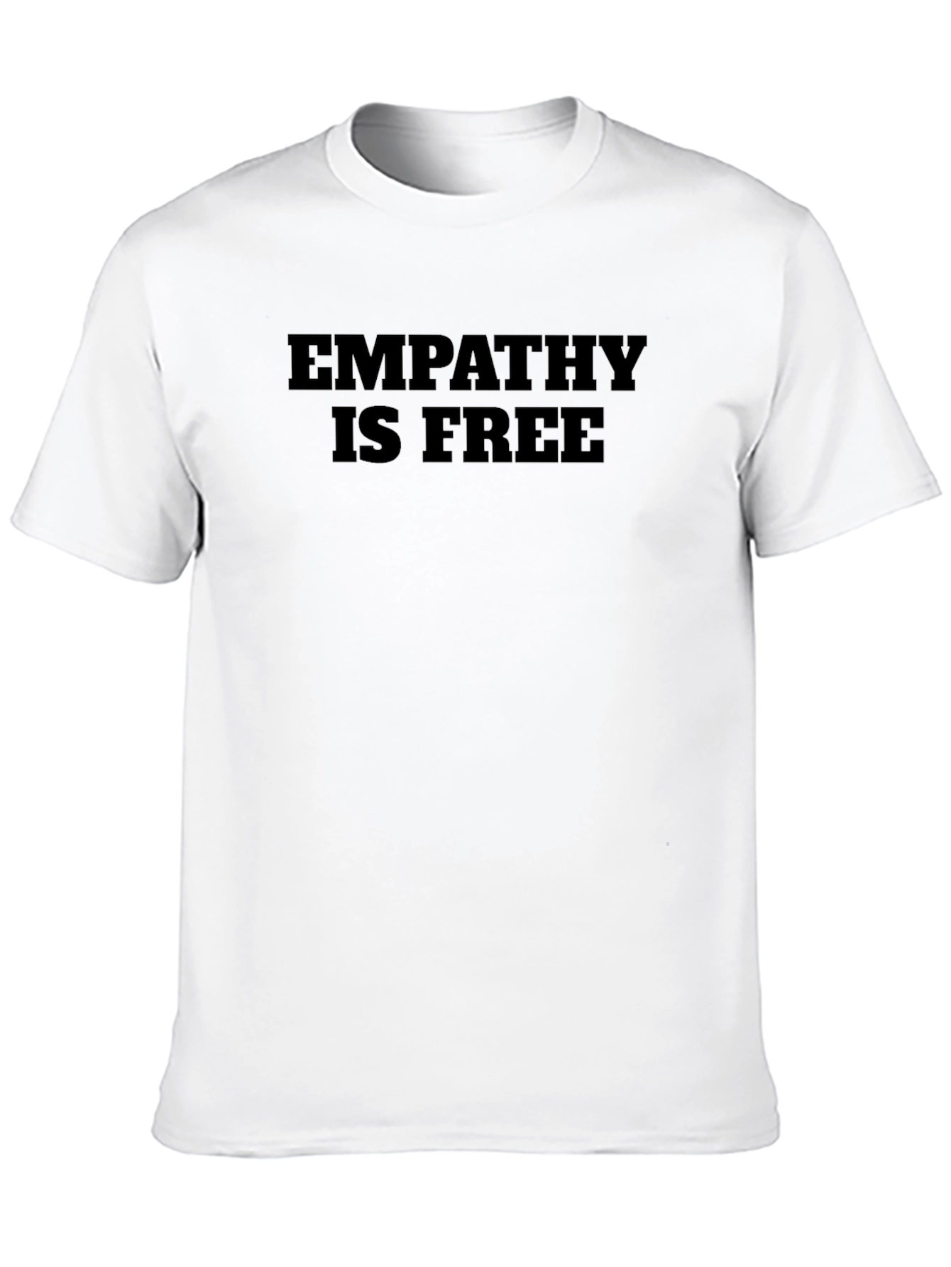 Empathy is Free Black Graphic T-Shirt