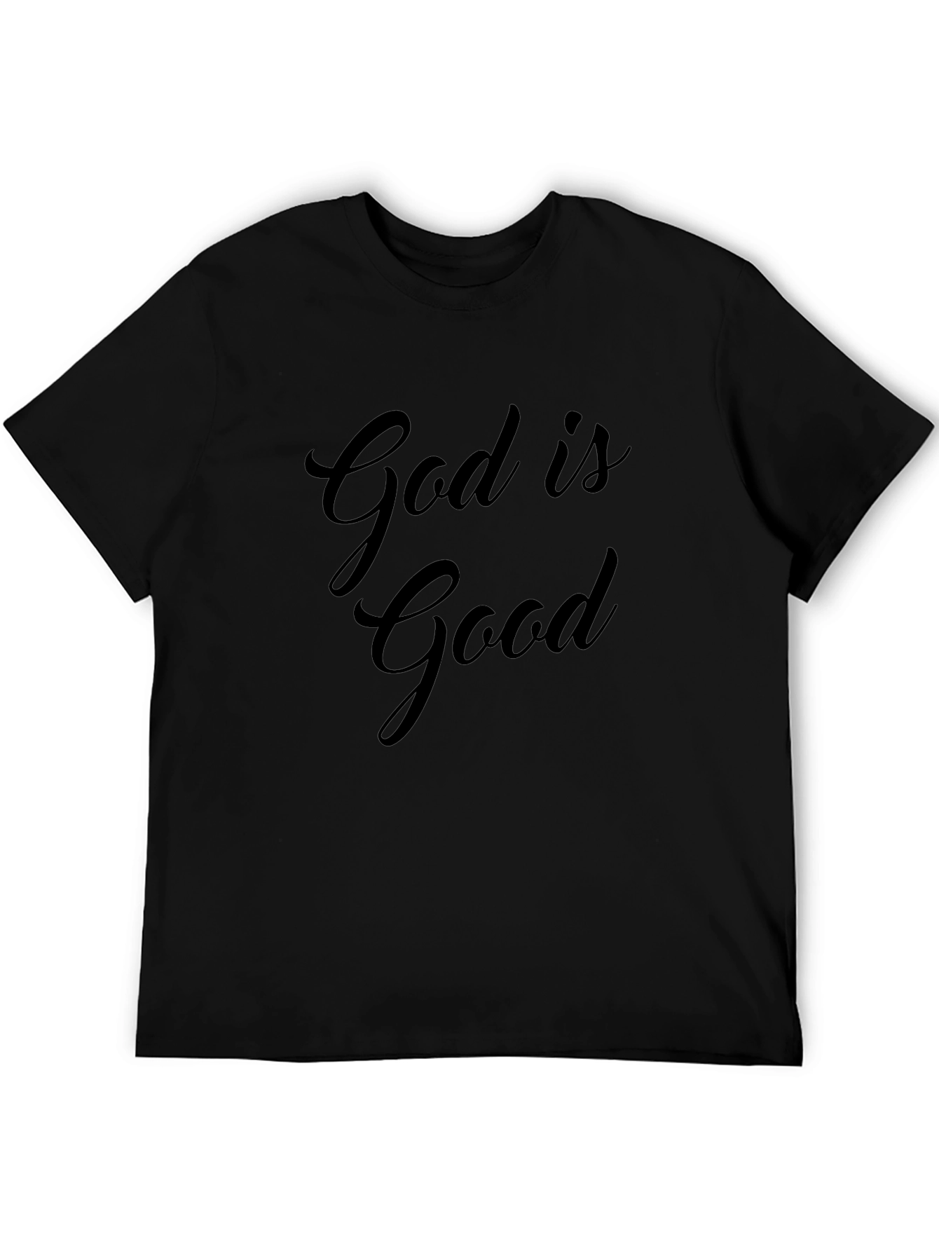 God is Good Black Graphic Tee - Mens Christian T-Shirt