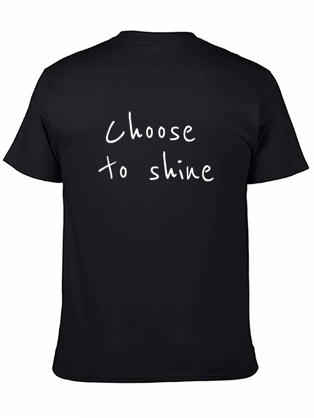 Choose to Shine Black Graphic T-Shirt