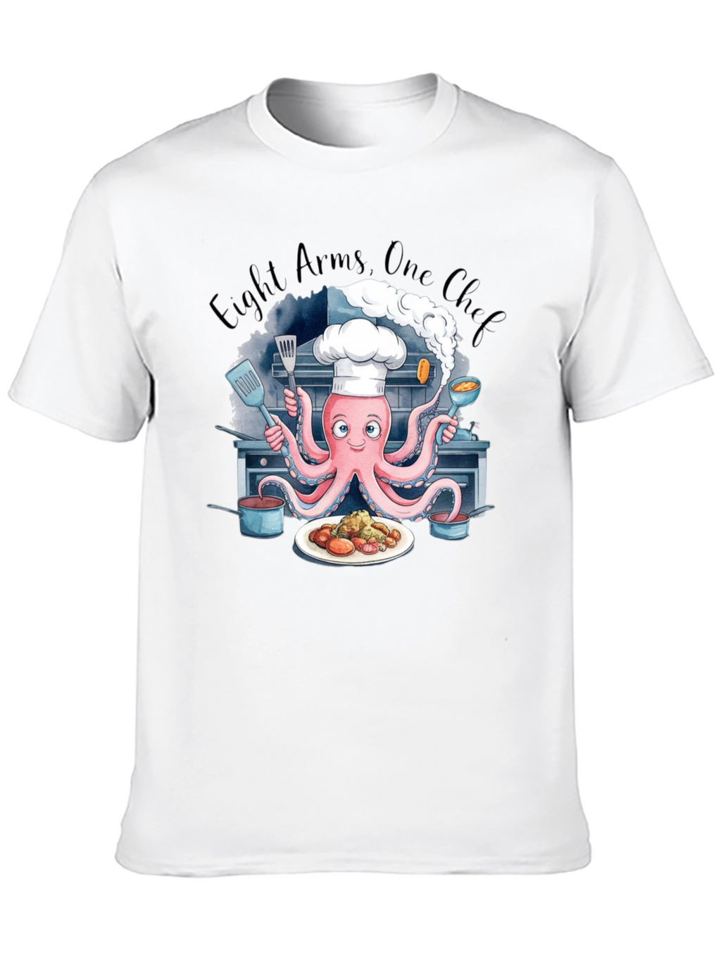 Eight Arms One Chef T-Shirt