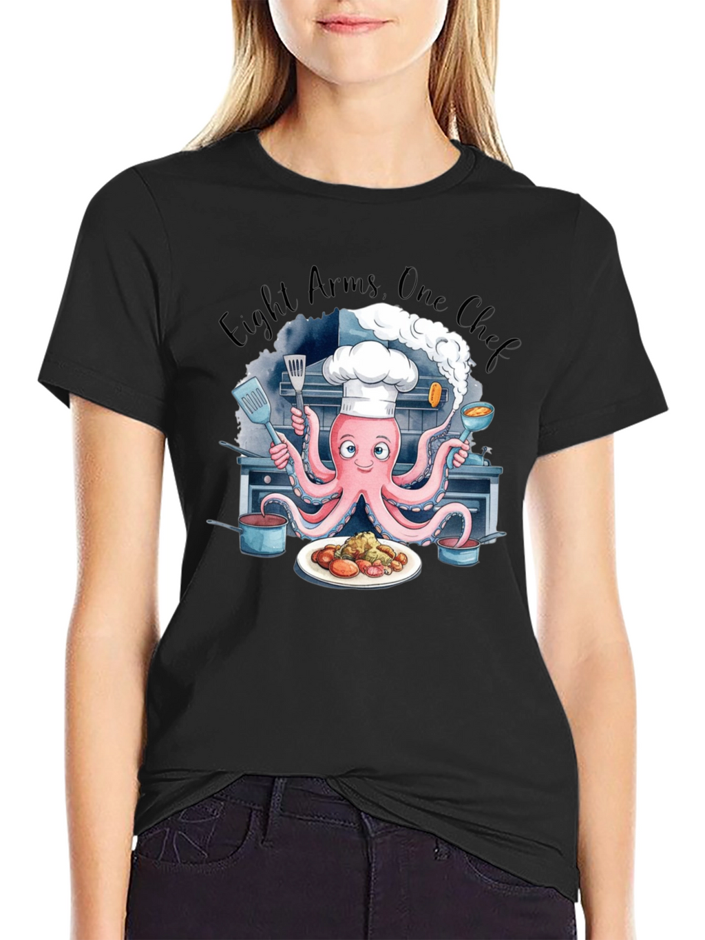 Eight Arms One Chef T-Shirt