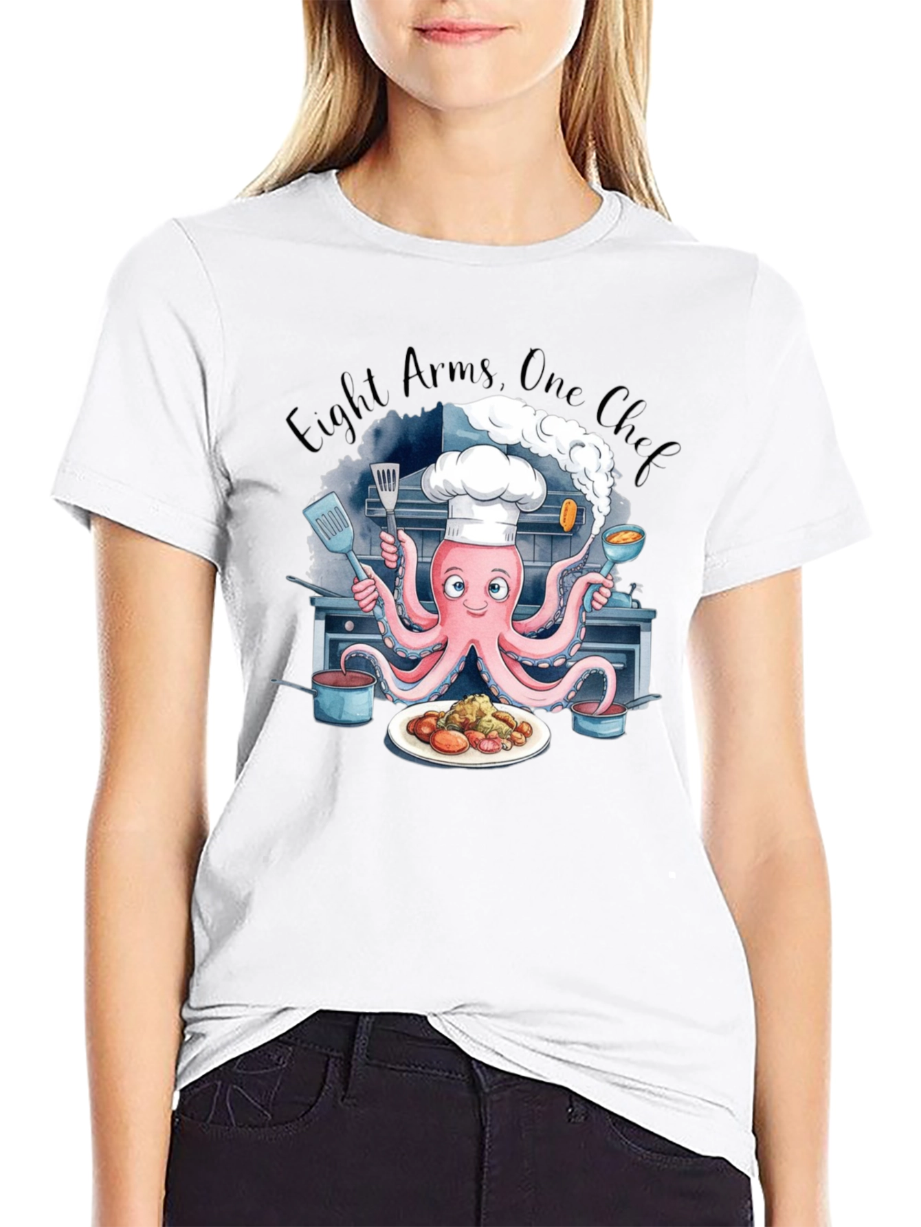 Eight Arms One Chef T-Shirt