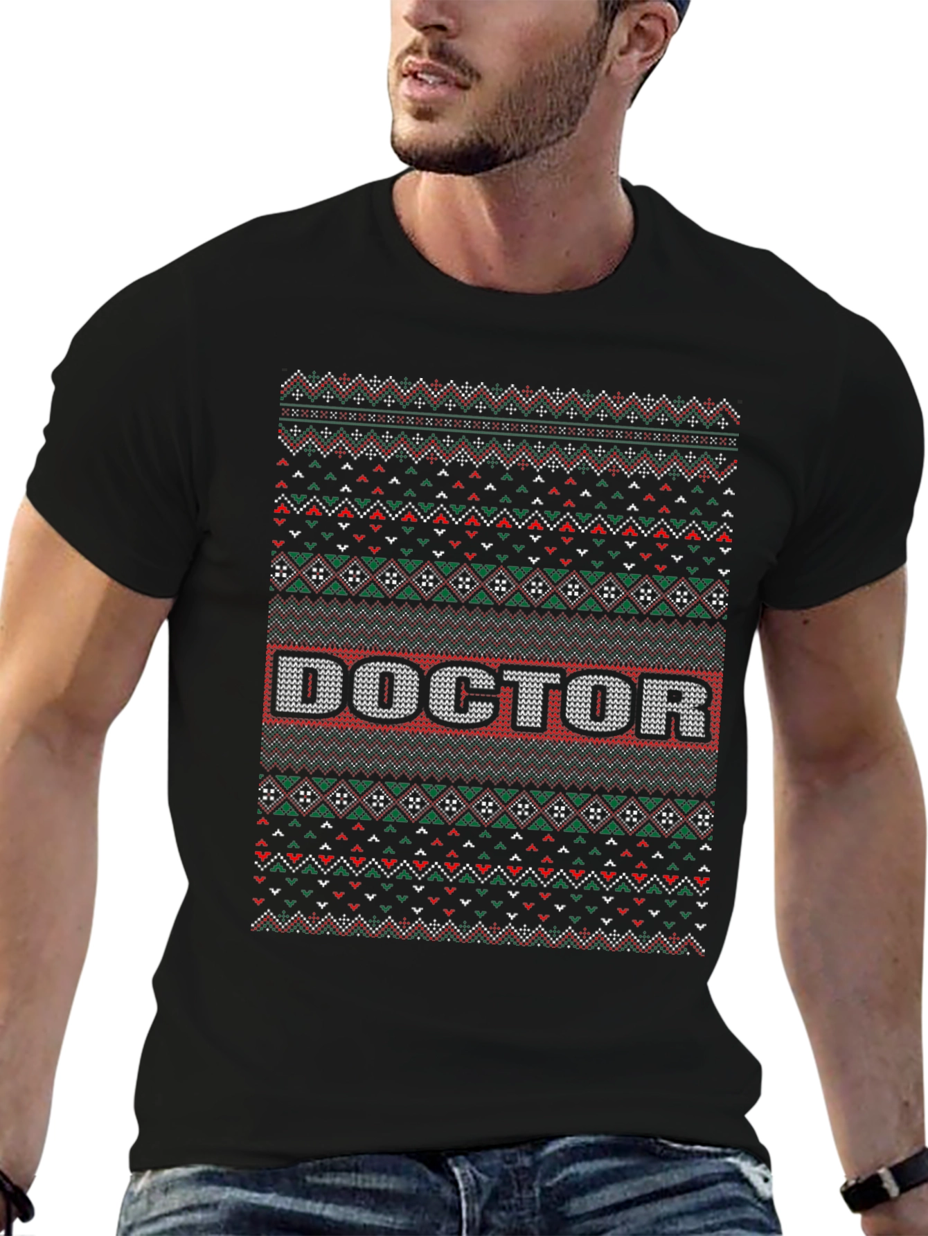 Doctor Ugly Christmas Sweater T-Shirt