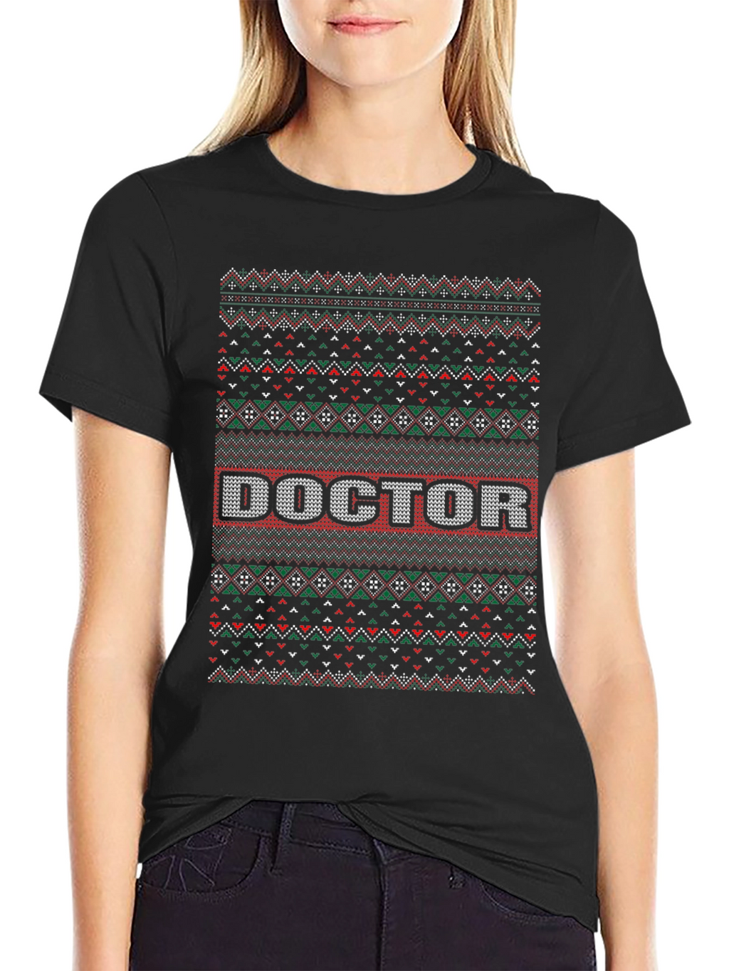Doctor Ugly Christmas Sweater T-Shirt