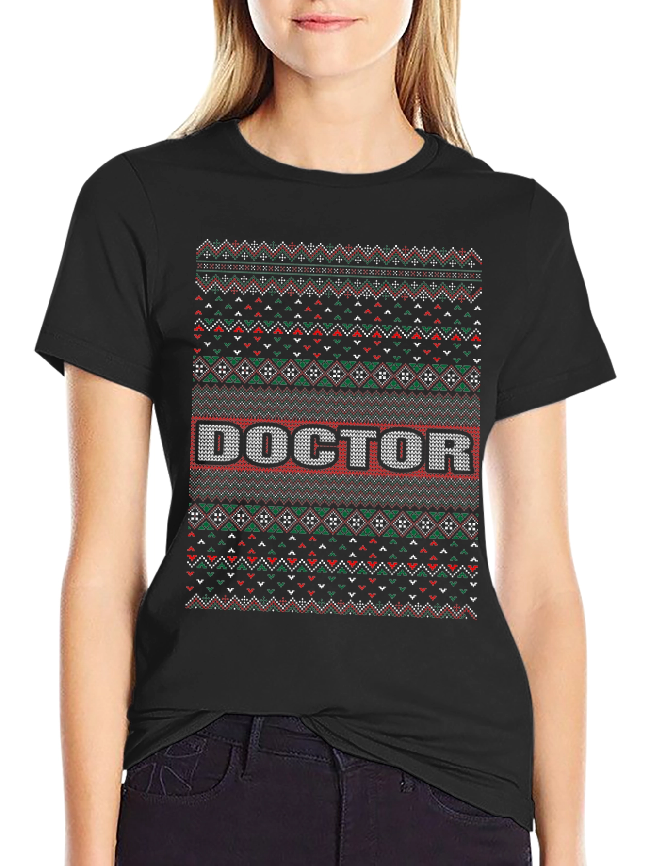 Doctor Ugly Christmas Sweater T-Shirt