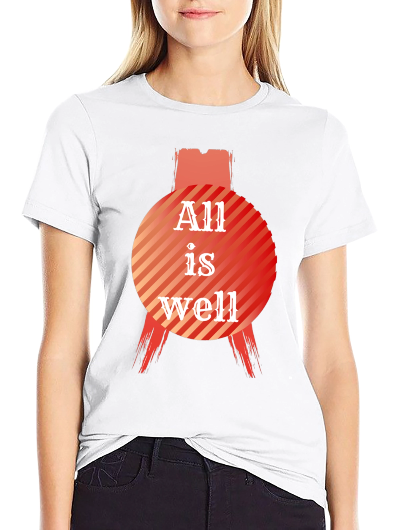 All is Well Graphic Tee - Stylish Comfort