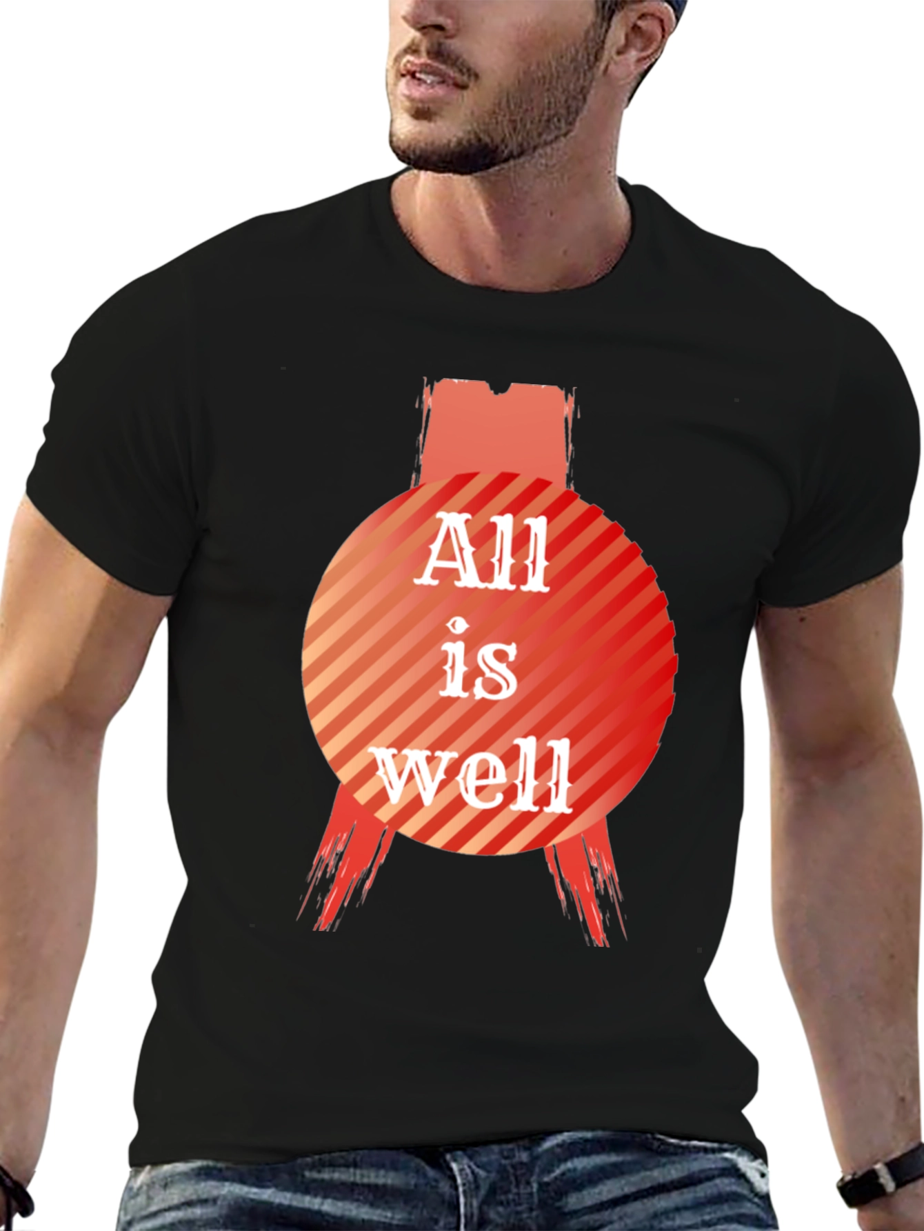 All is Well Graphic Tee - Stylish Comfort