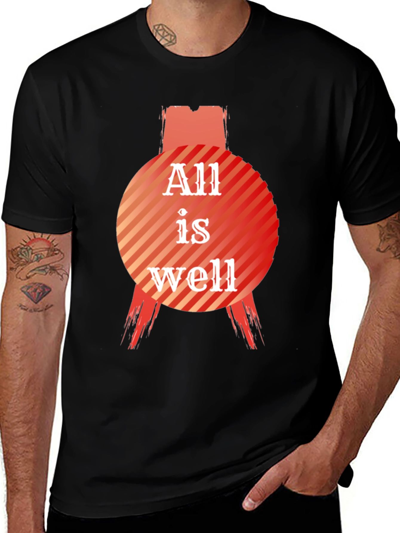 All is Well Graphic Tee - Stylish Comfort