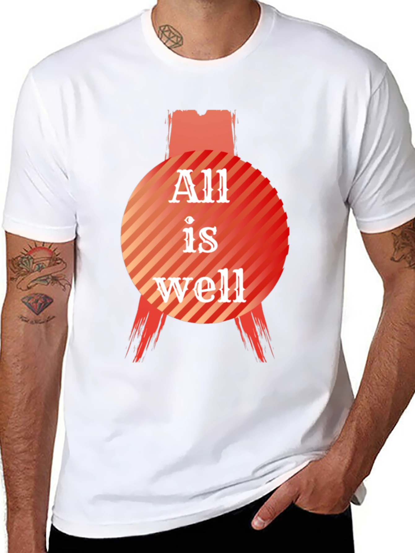 All is Well Graphic Tee - Stylish Comfort