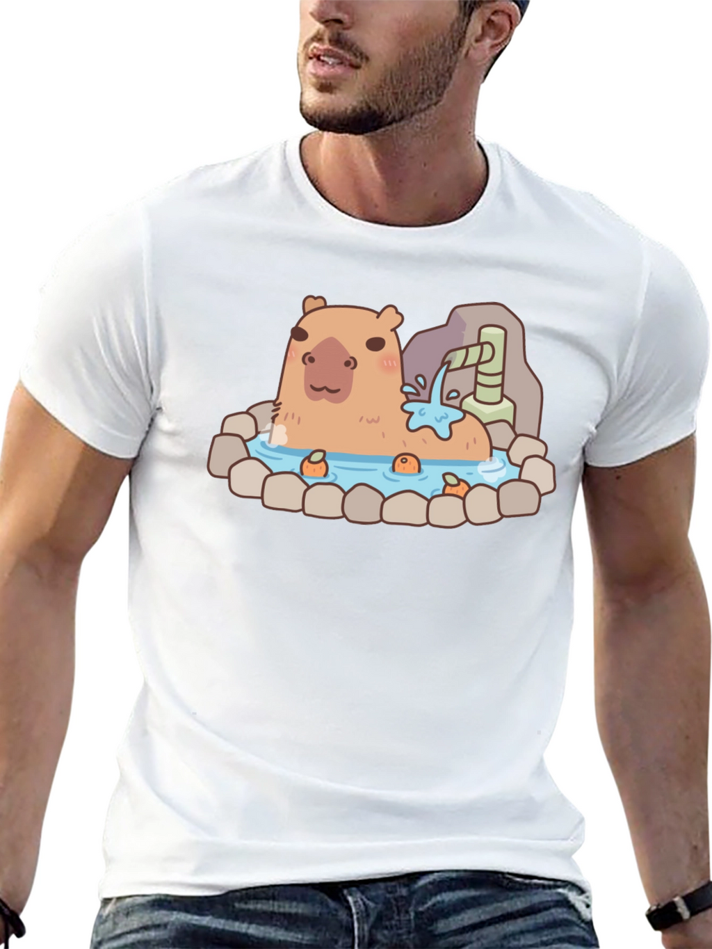 Capybara Hot Tub T-Shirt