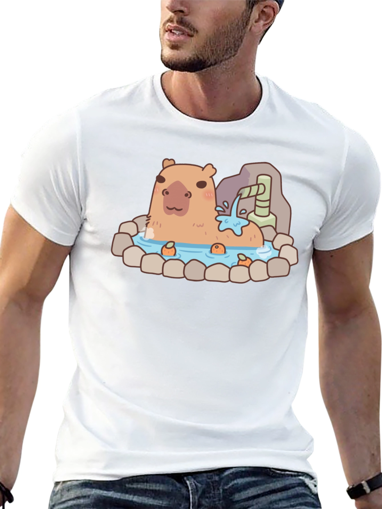 Capybara Hot Tub T-Shirt
