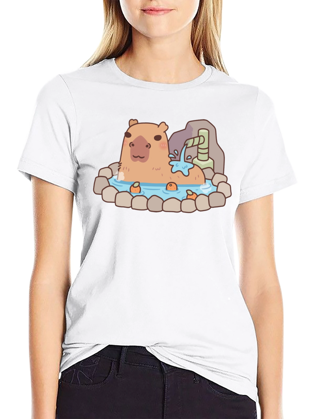 Capybara Hot Tub T-Shirt