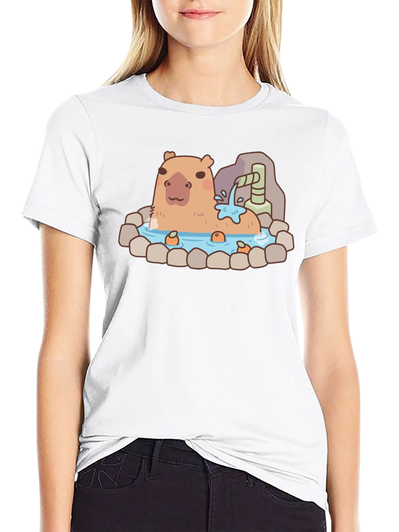 Capybara Hot Tub T-Shirt