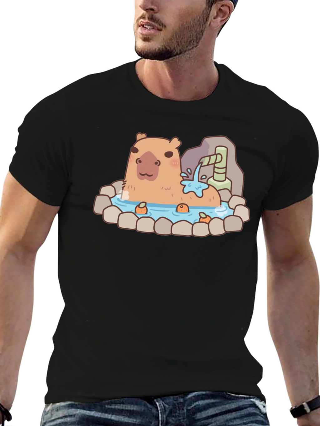 Capybara Hot Tub T-Shirt