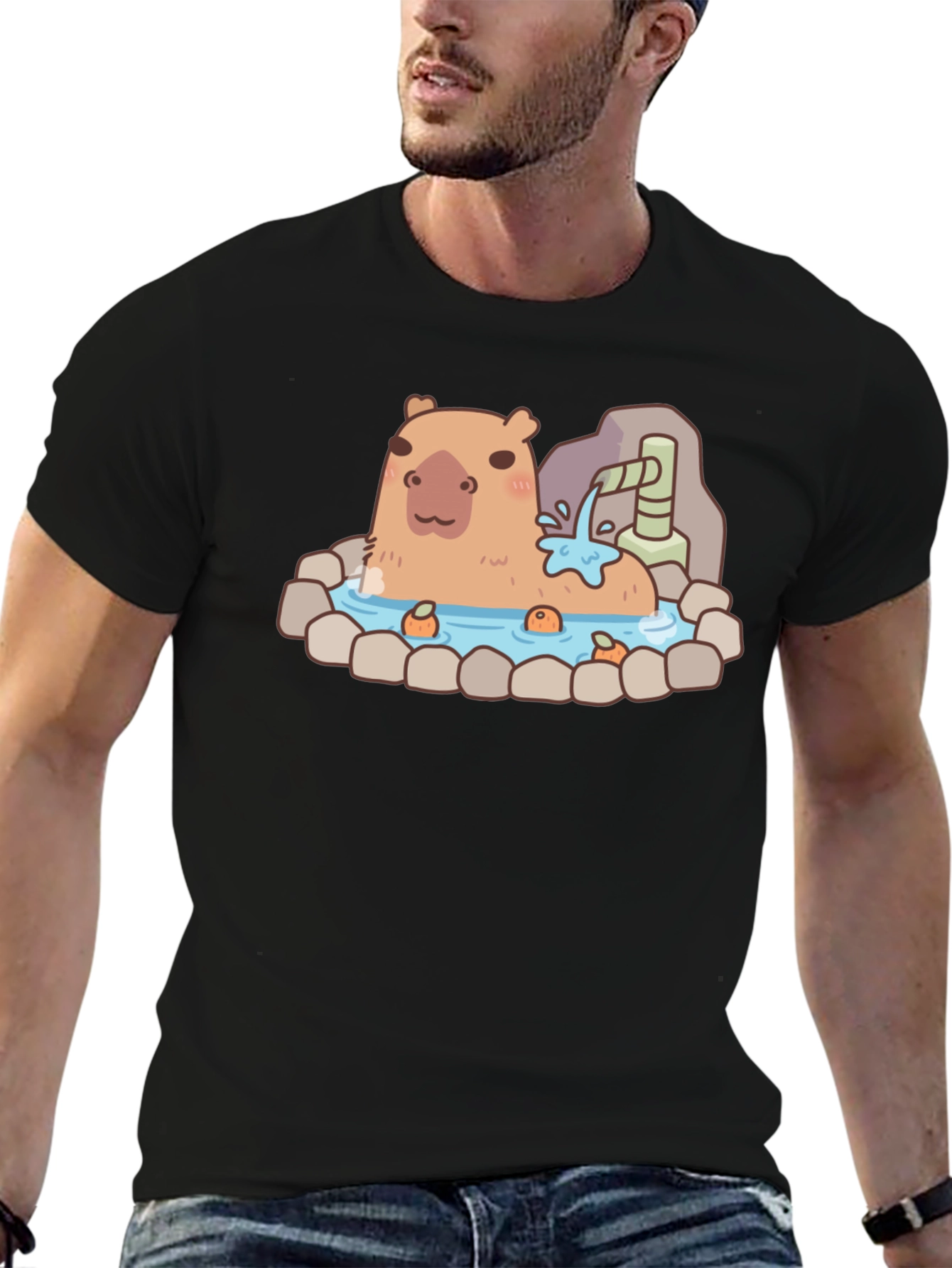 Capybara Hot Tub T-Shirt