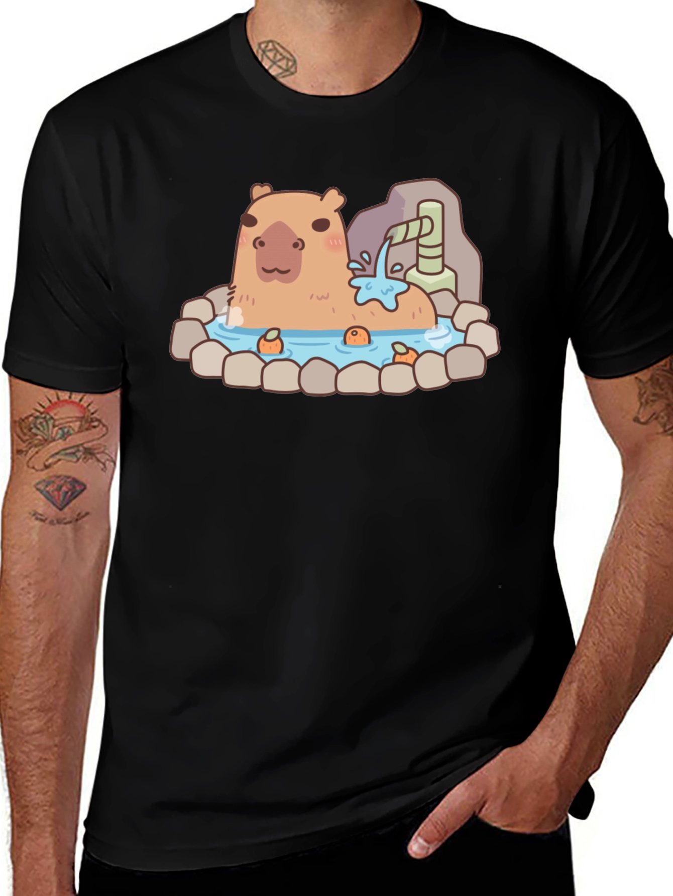 Capybara Hot Tub T-Shirt