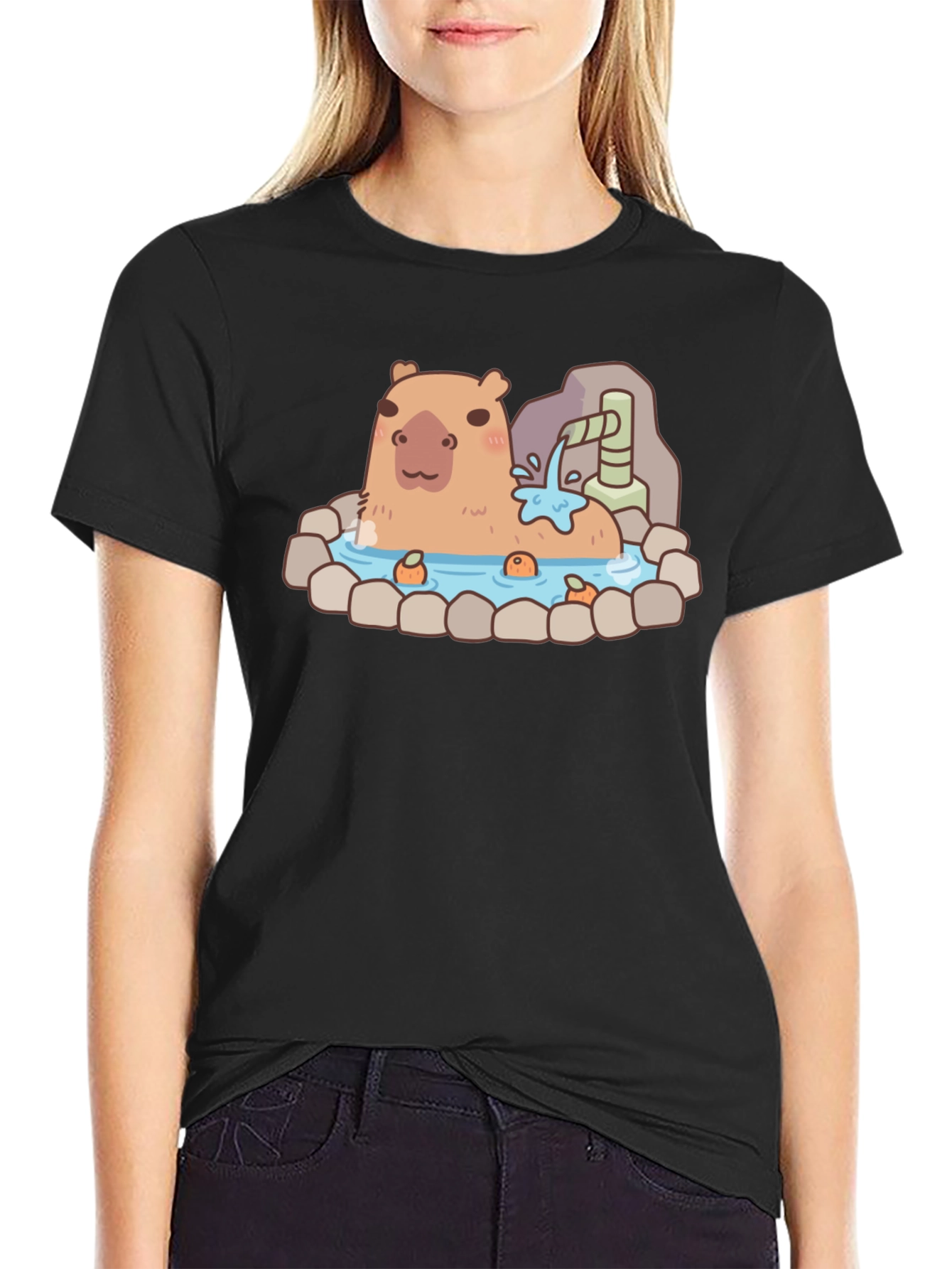 Capybara Hot Tub T-Shirt