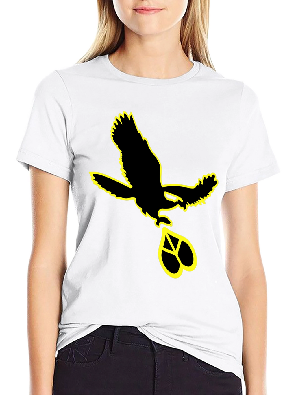 Eagle Peace Sign Graphic Tee