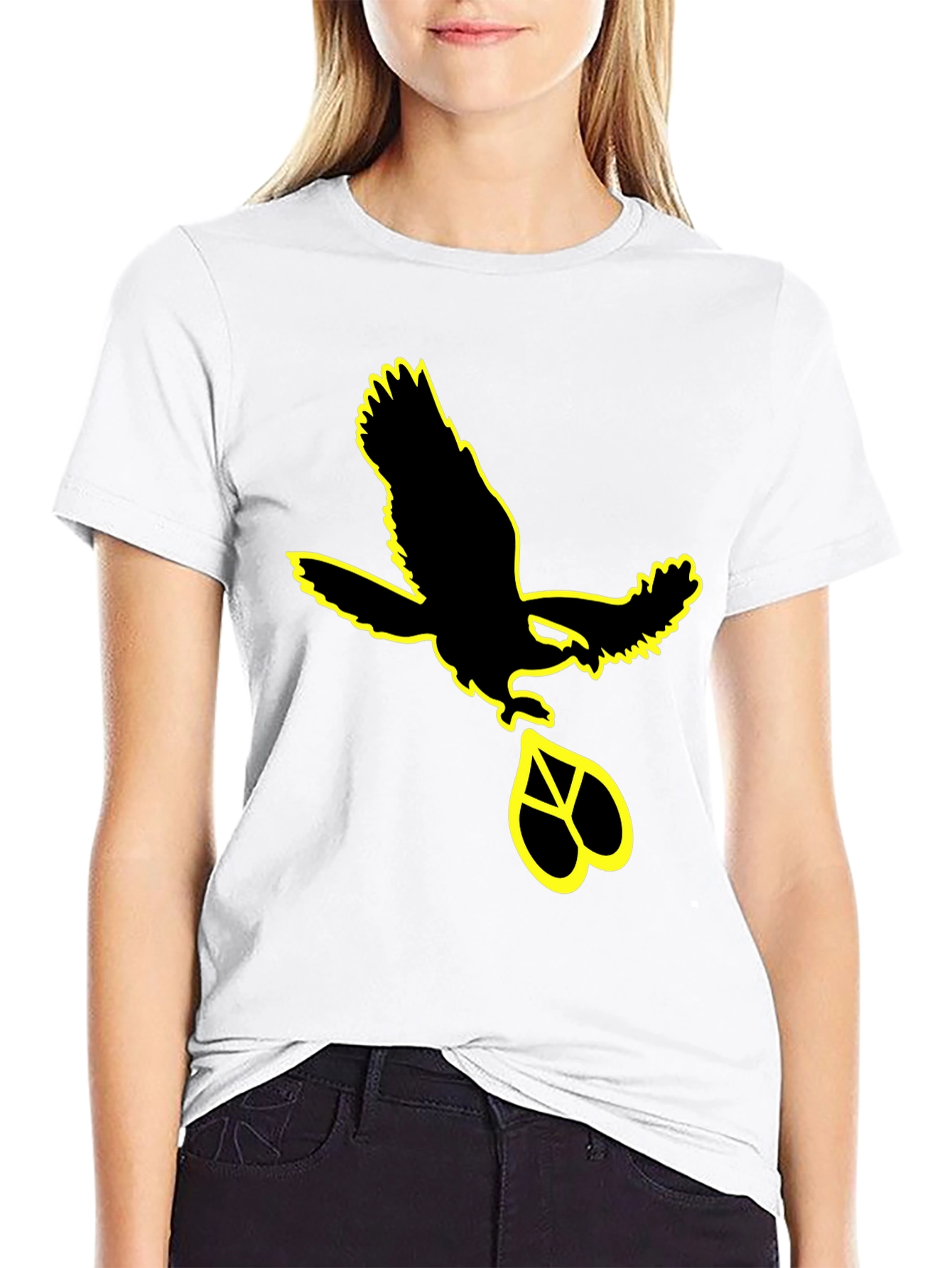 Eagle Peace Sign Graphic Tee