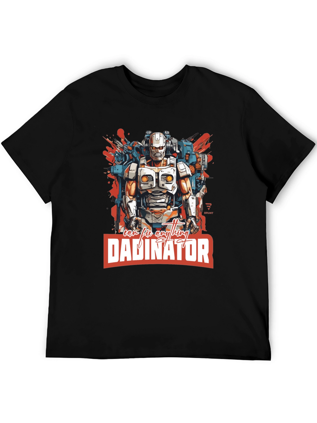 Dadinator Robot Graphic T-Shirt