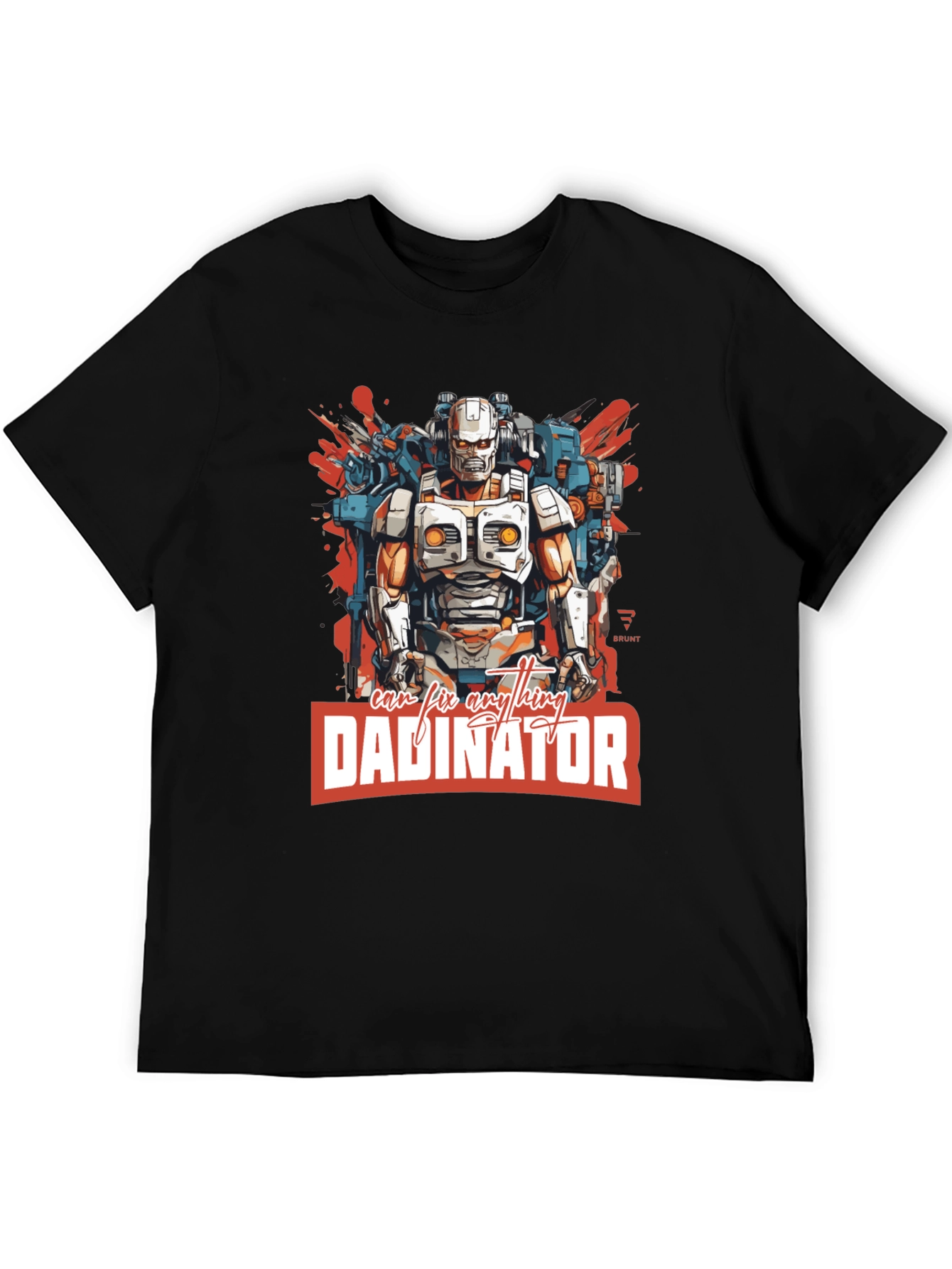 Dadinator Robot Graphic T-Shirt