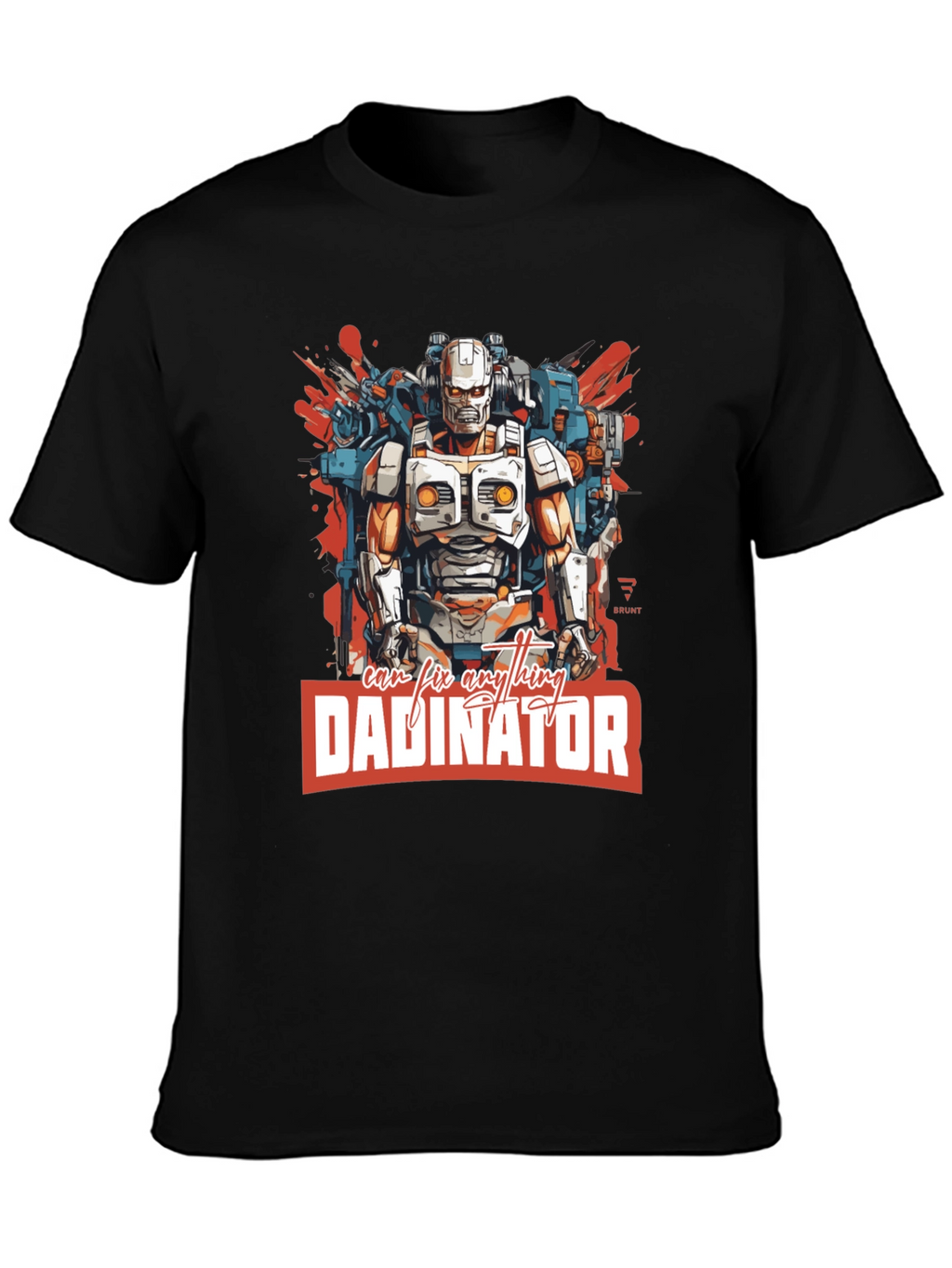 Dadinator Robot Graphic T-Shirt