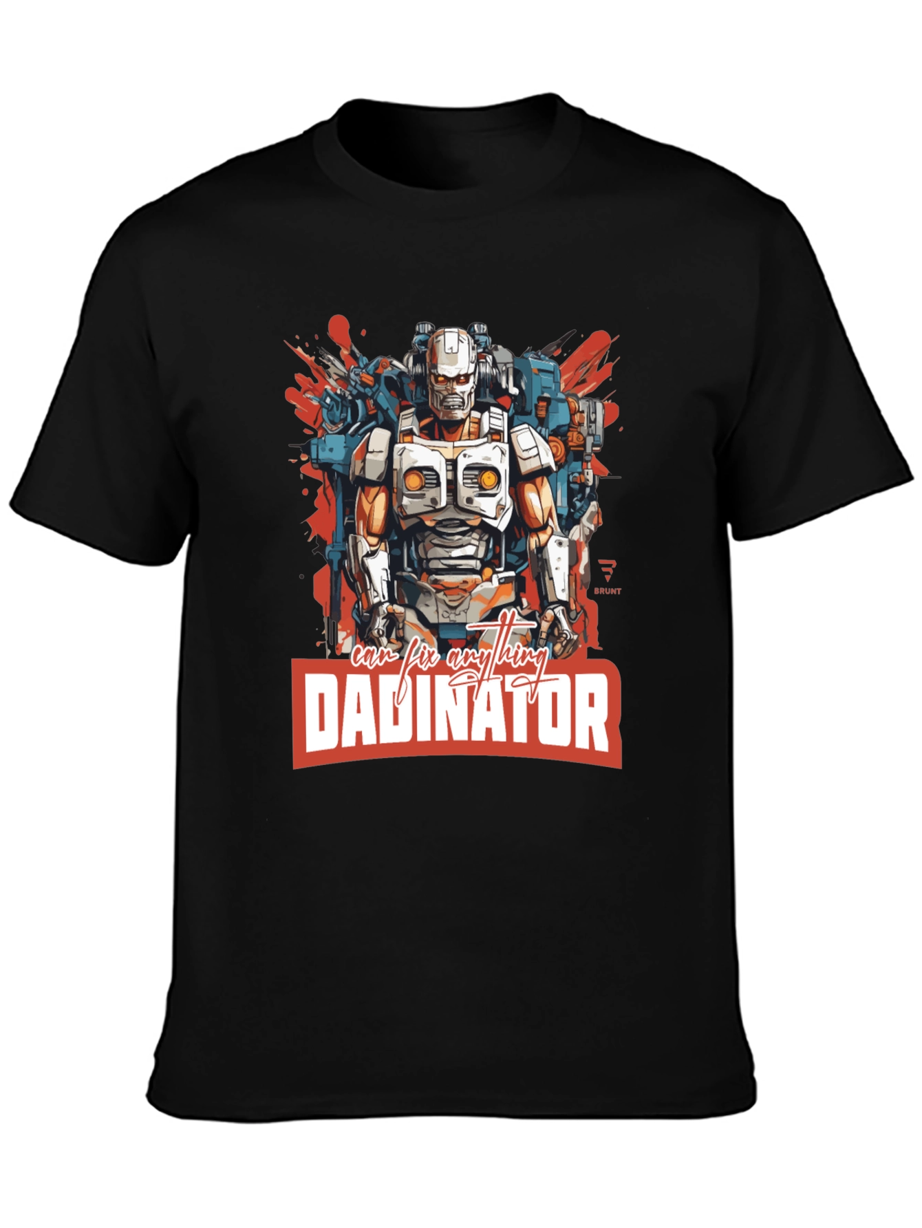 Dadinator Robot Graphic T-Shirt