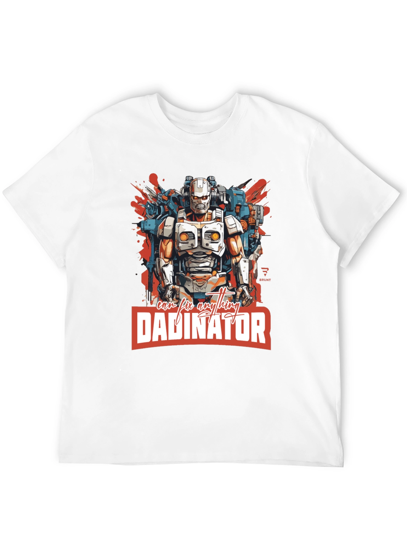 Dadinator Robot Graphic T-Shirt