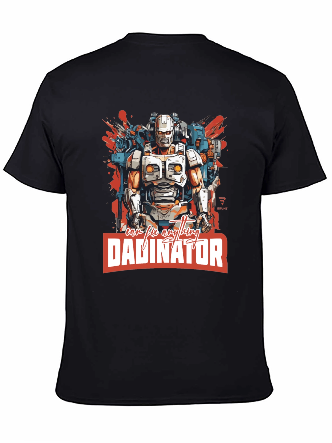 Dadinator Robot Graphic T-Shirt