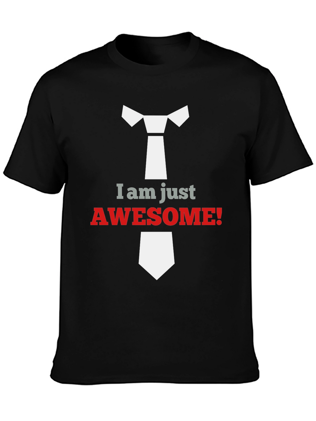 Awesome Tie Graphic T-Shirt