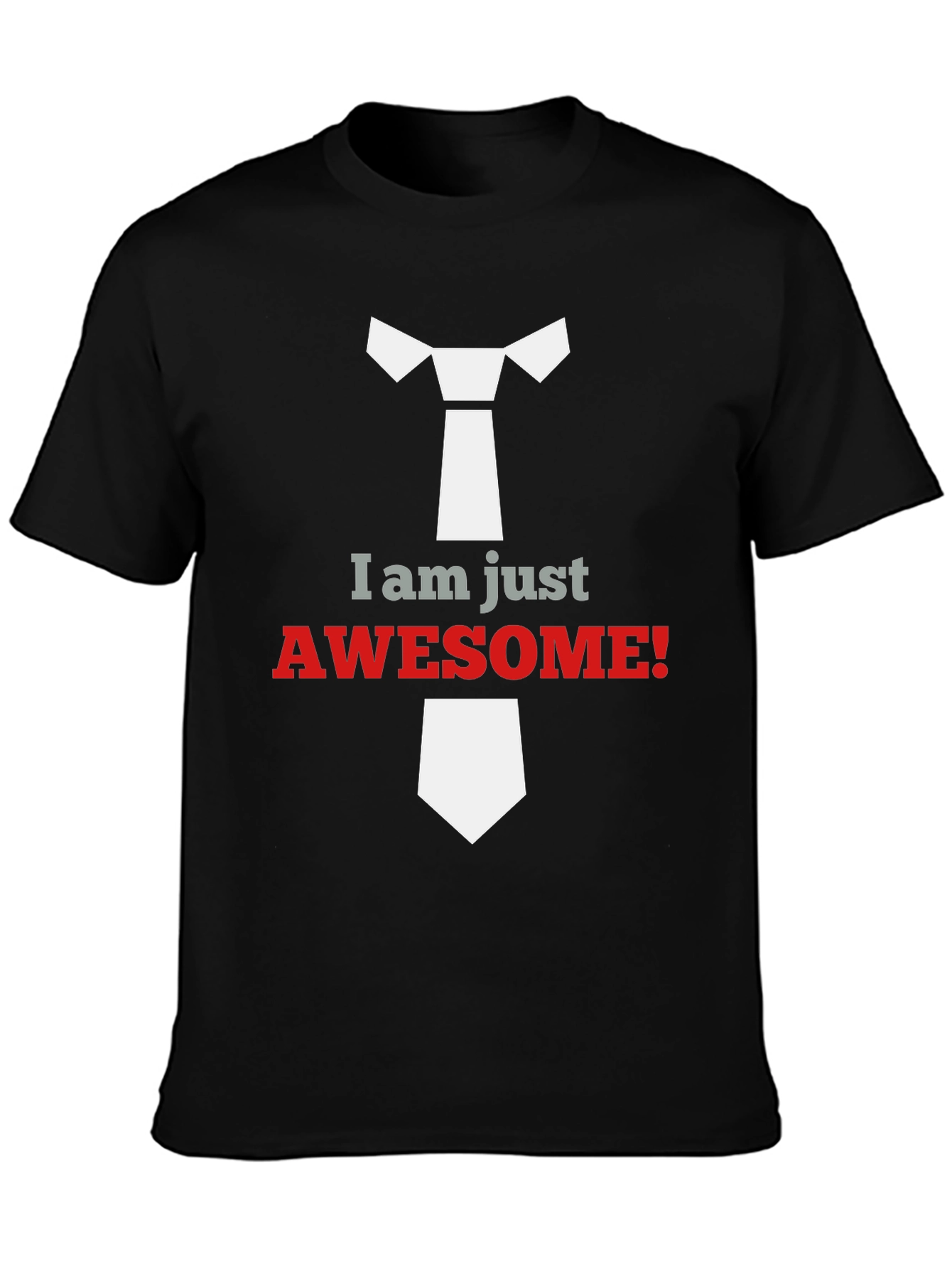 Awesome Tie Graphic T-Shirt