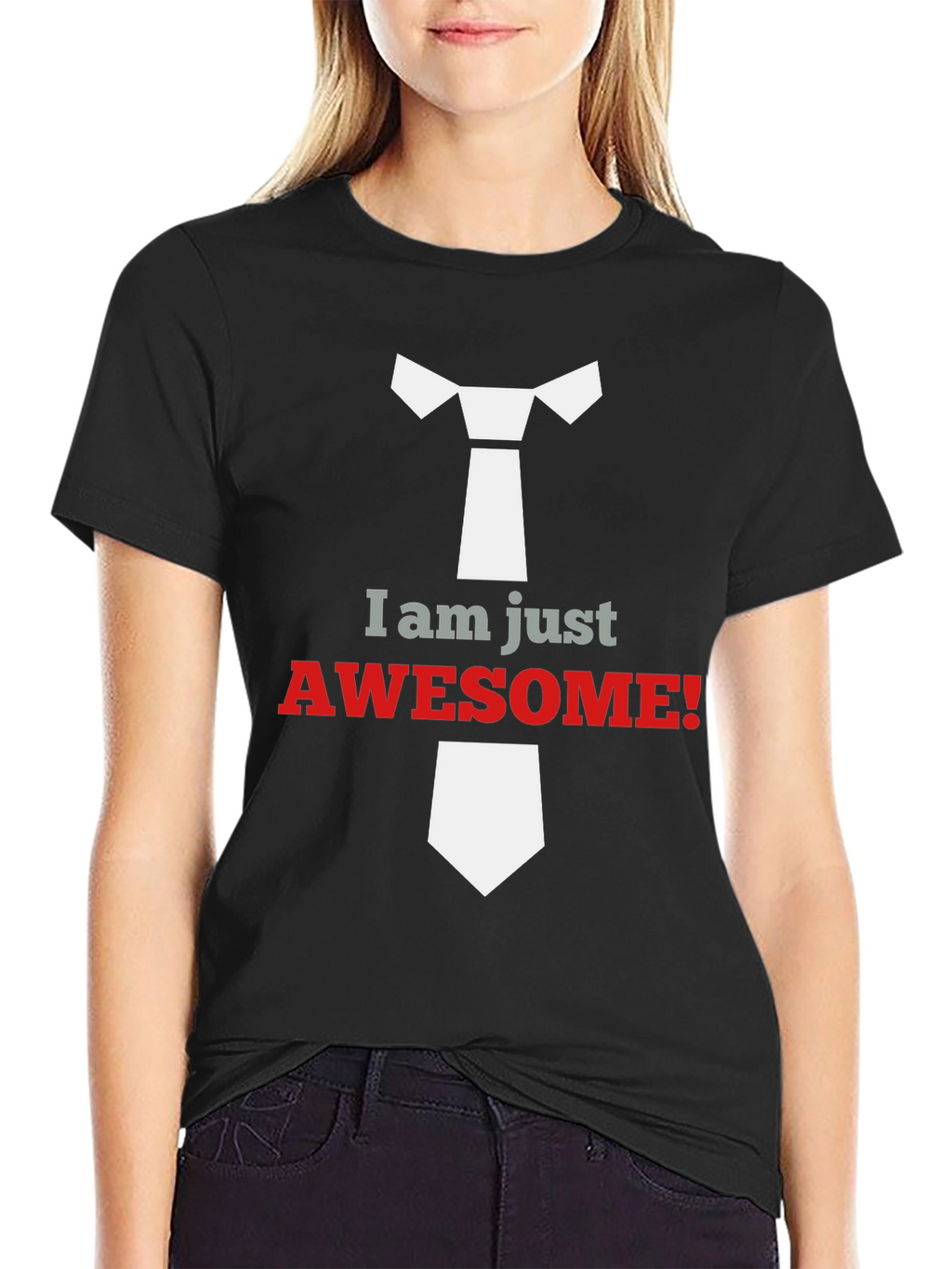 Awesome Tie Graphic T-Shirt