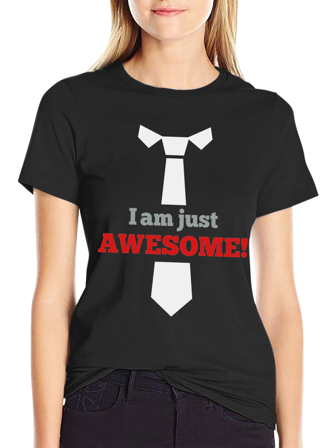 Awesome Tie Graphic T-Shirt