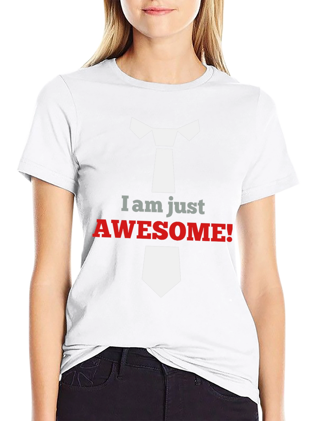 Awesome Tie Graphic T-Shirt