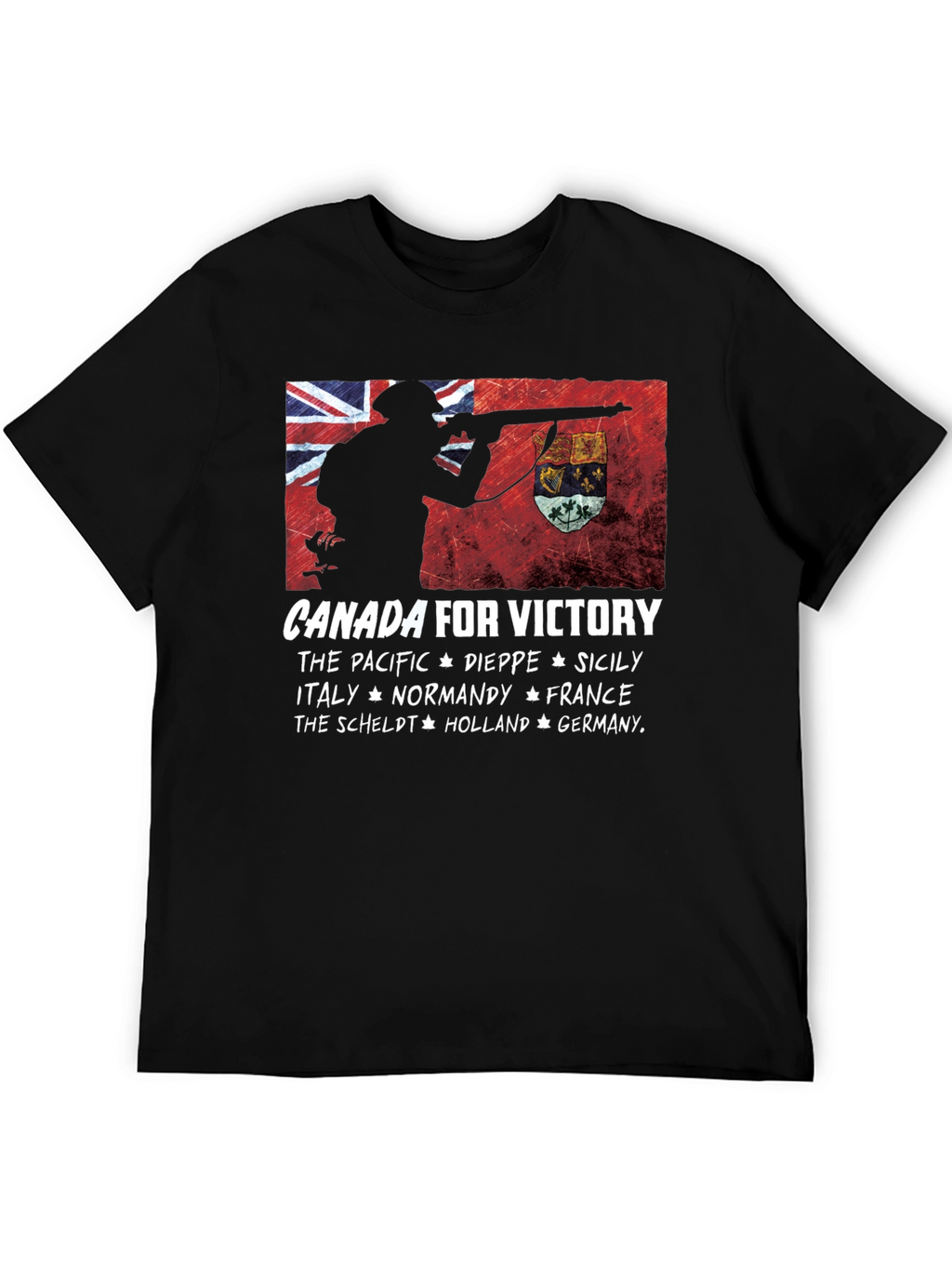 Canada for Victory Graphic T-Shirt