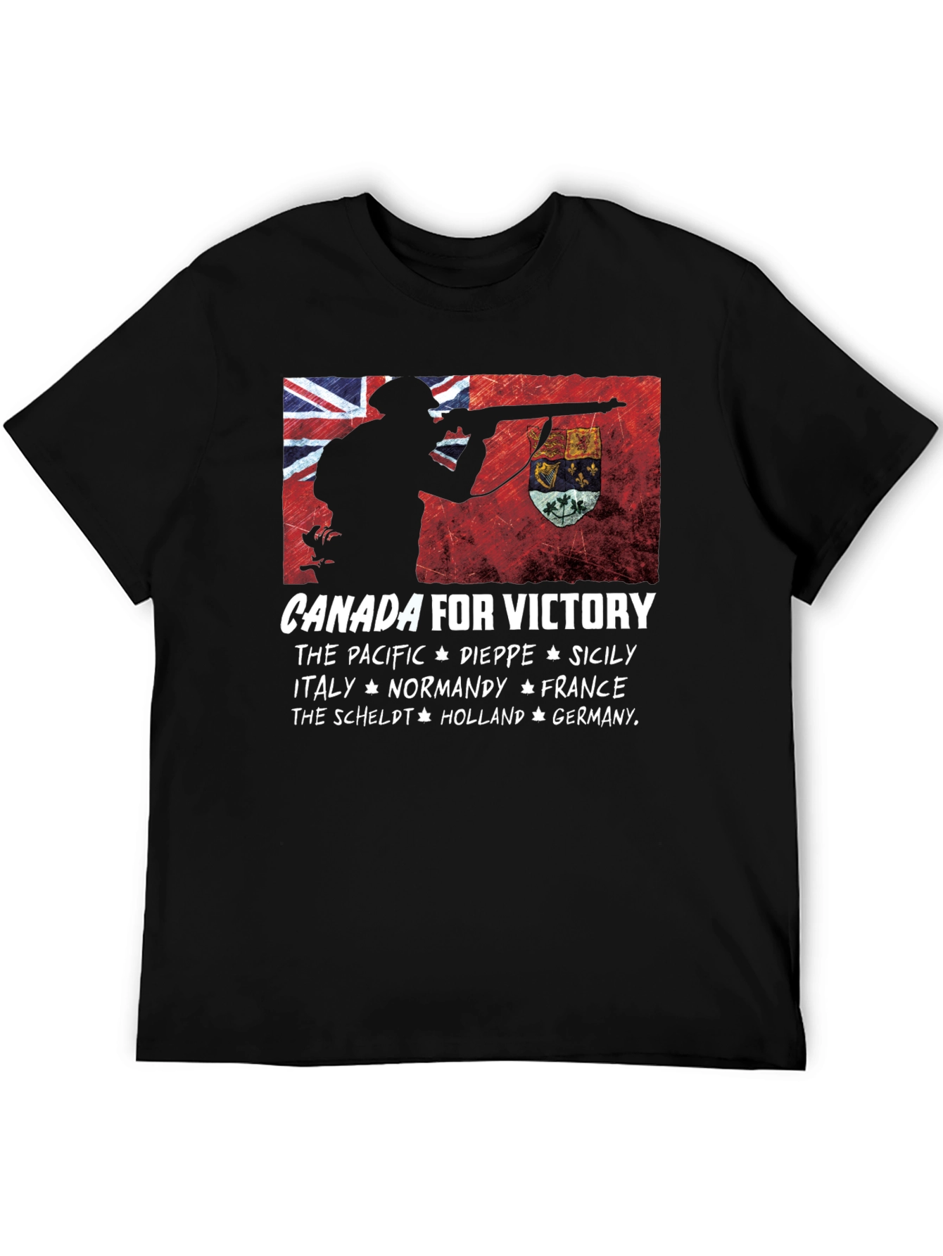 Canada for Victory Graphic T-Shirt