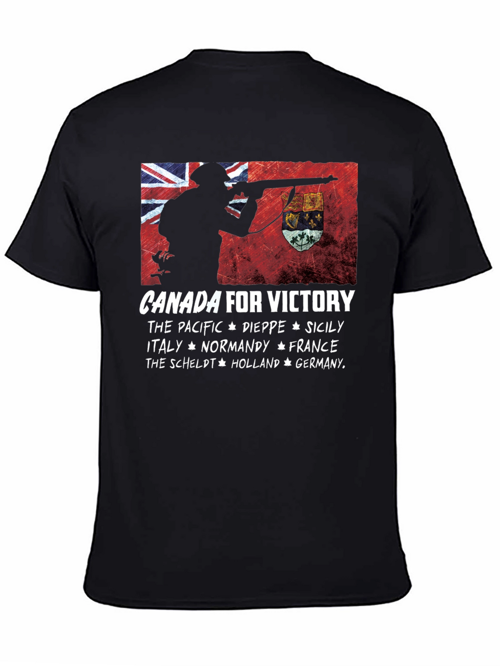 Canada for Victory Graphic T-Shirt