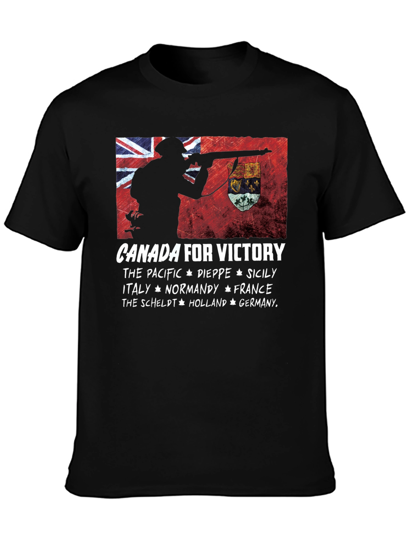 Canada for Victory Graphic T-Shirt
