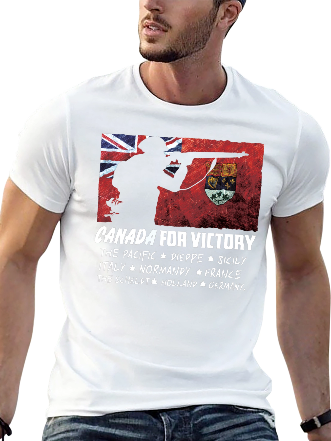 Canada for Victory Graphic T-Shirt